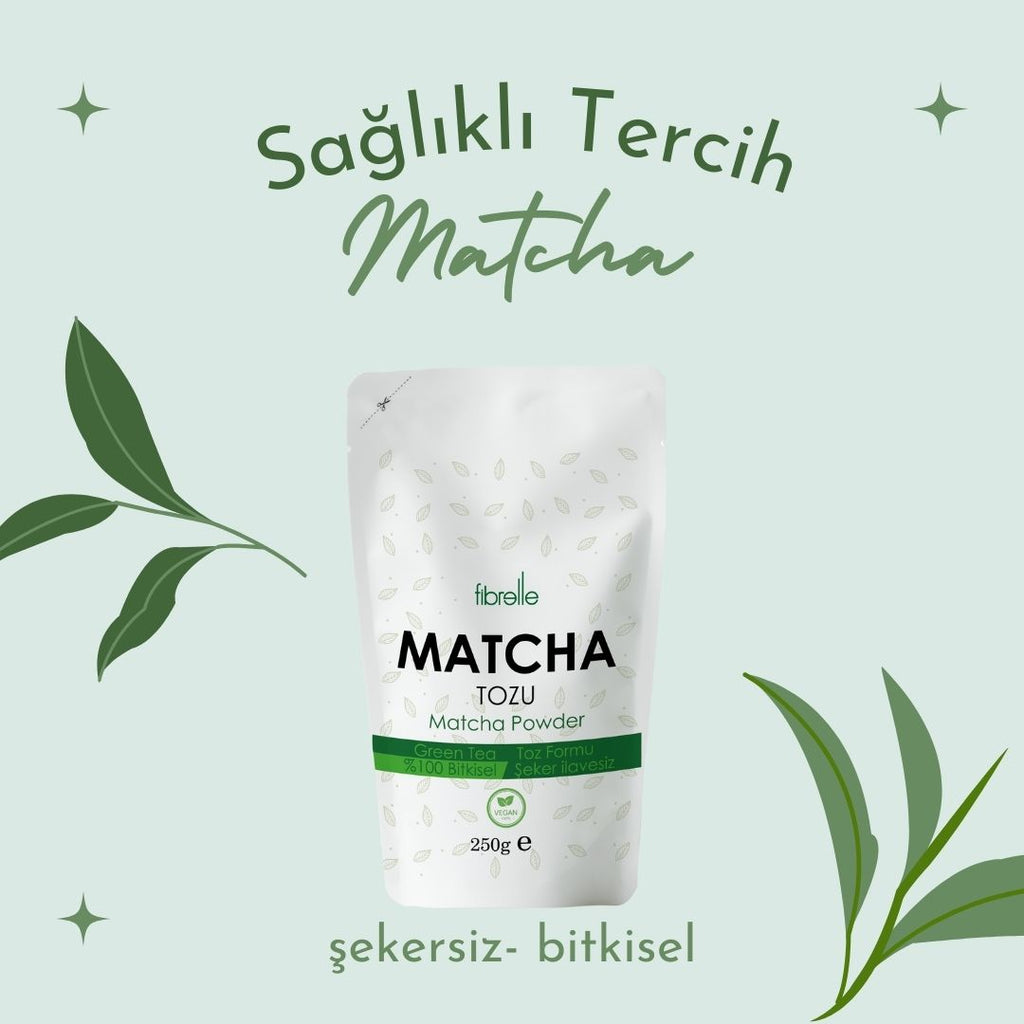 Fibrelle Saf Matcha Tozu 250 g. (Pure Matcha Powder)