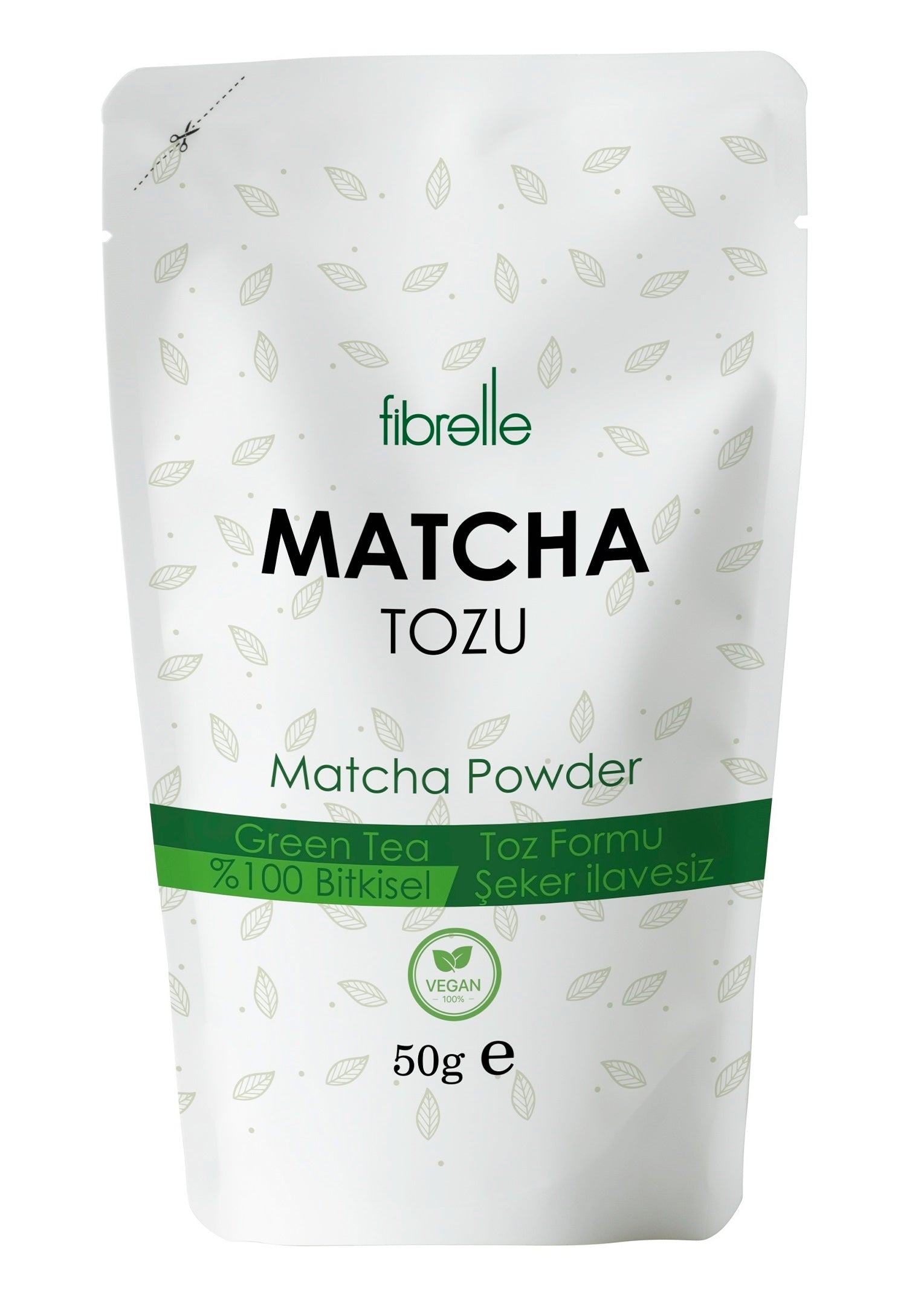 Fibrelle Saf Matcha Tozu 50 g. (Fibrelle Pure Matcha Powder)