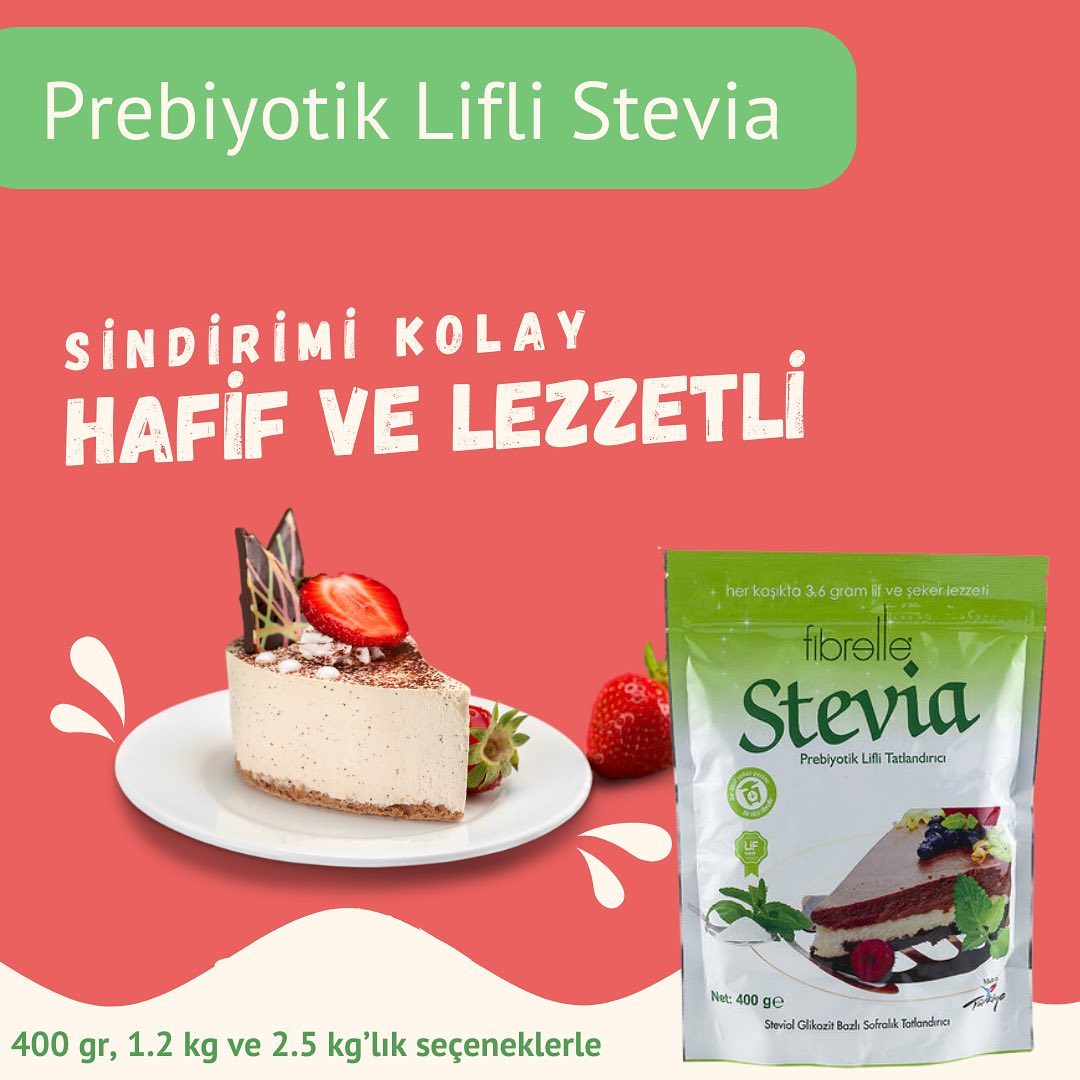 Fibrelle Prebiyotik Lifli Stevialı Tatlandırıcı (400g)