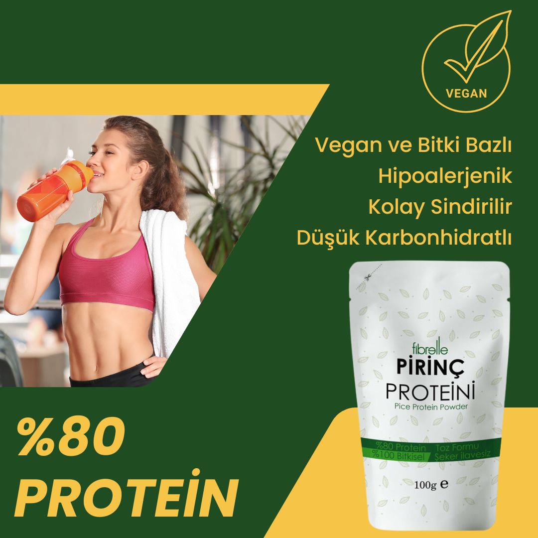 Fibrelle Pirinç Protein 100 g