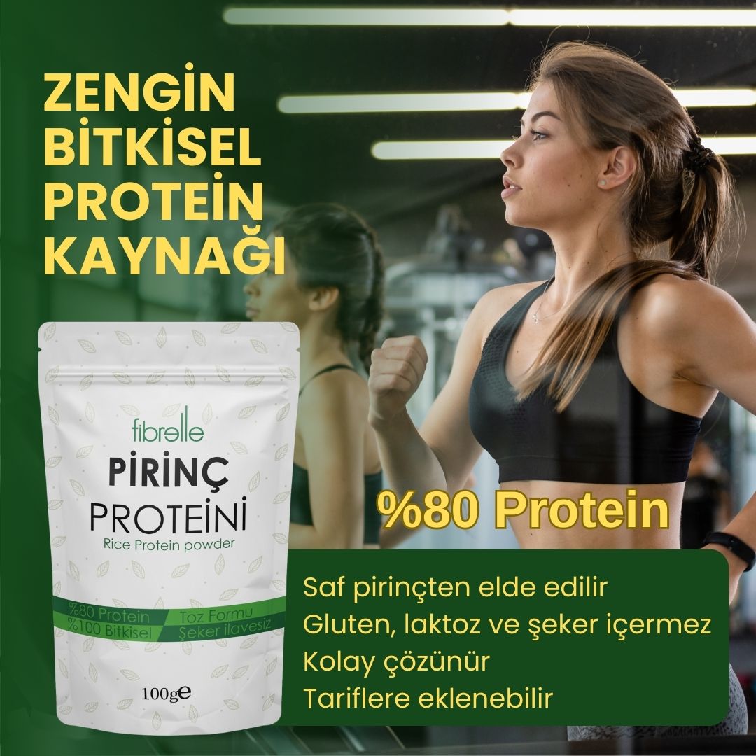 Fibrelle Pirinç Protein 100 g