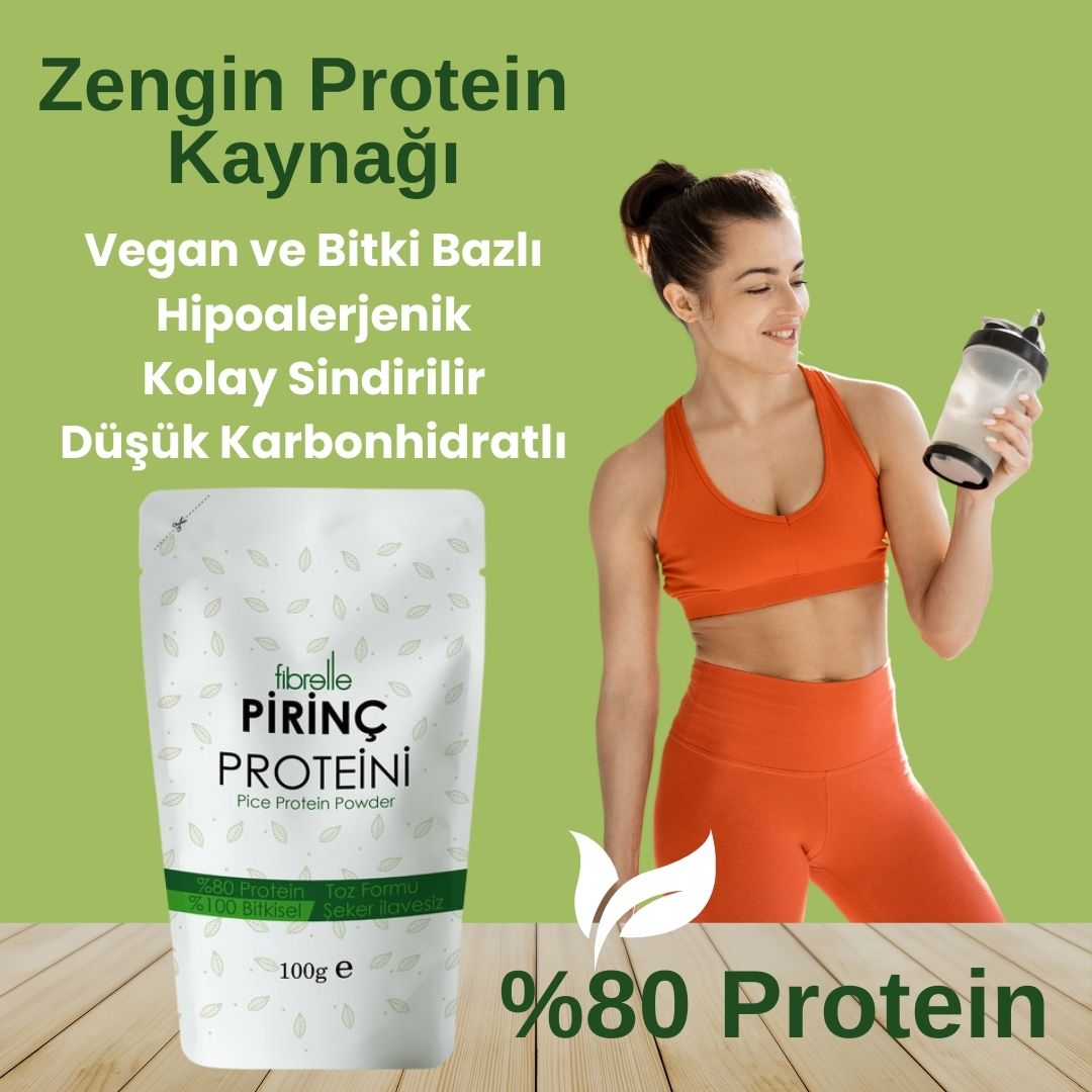 Fibrelle Pirinç Protein 100 g