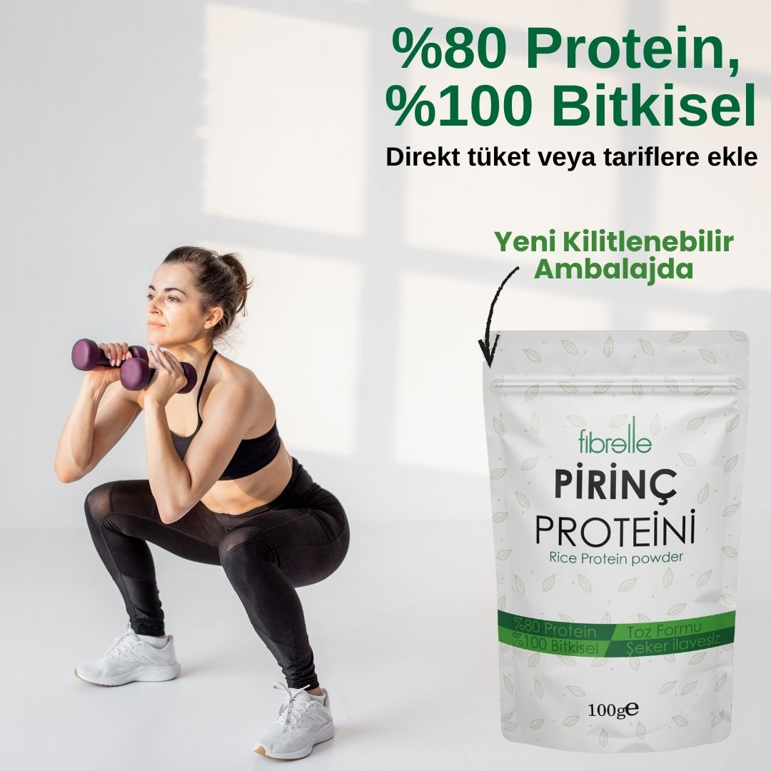 Fibrelle Pirinç Protein 100 g