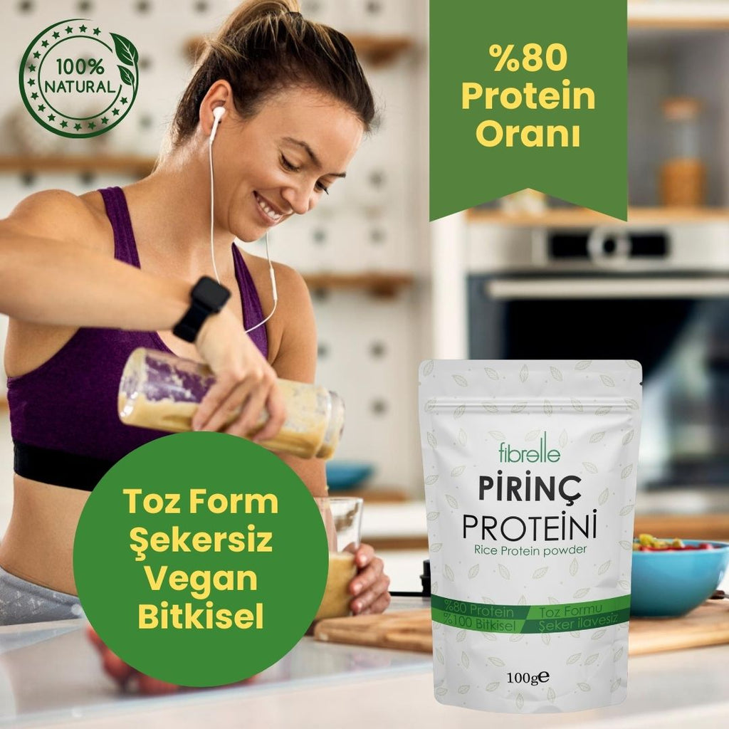 Fibrelle Pirinç Protein 100 g