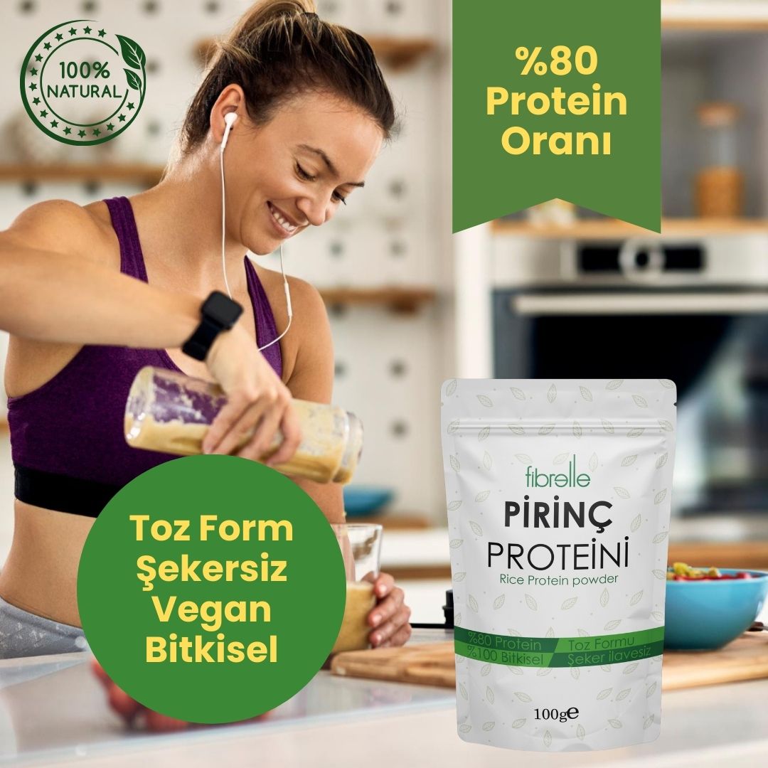 Fibrelle Pirinç Protein 100 g