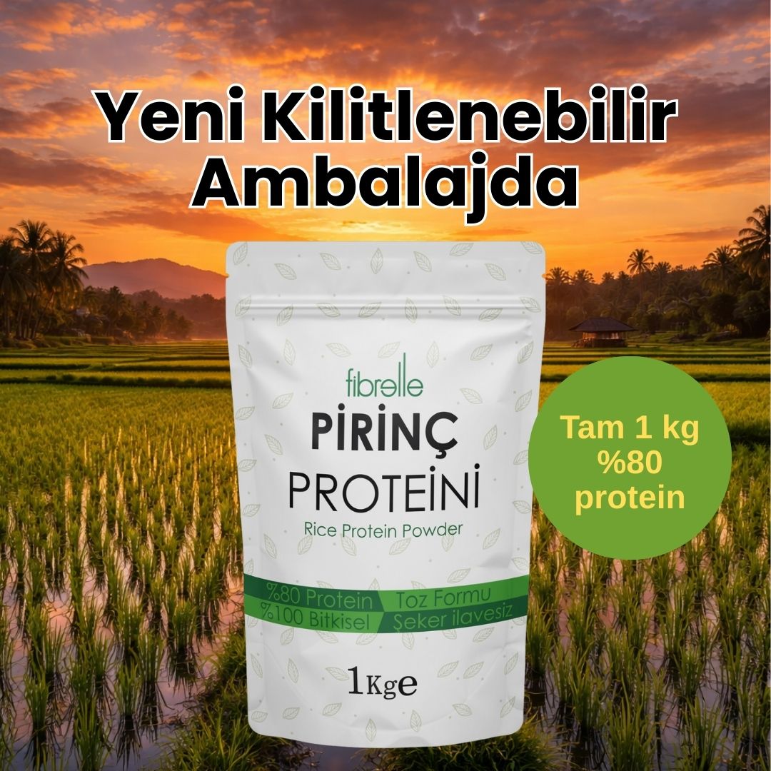 Fibrelle Pirinç Protein 1 kg.