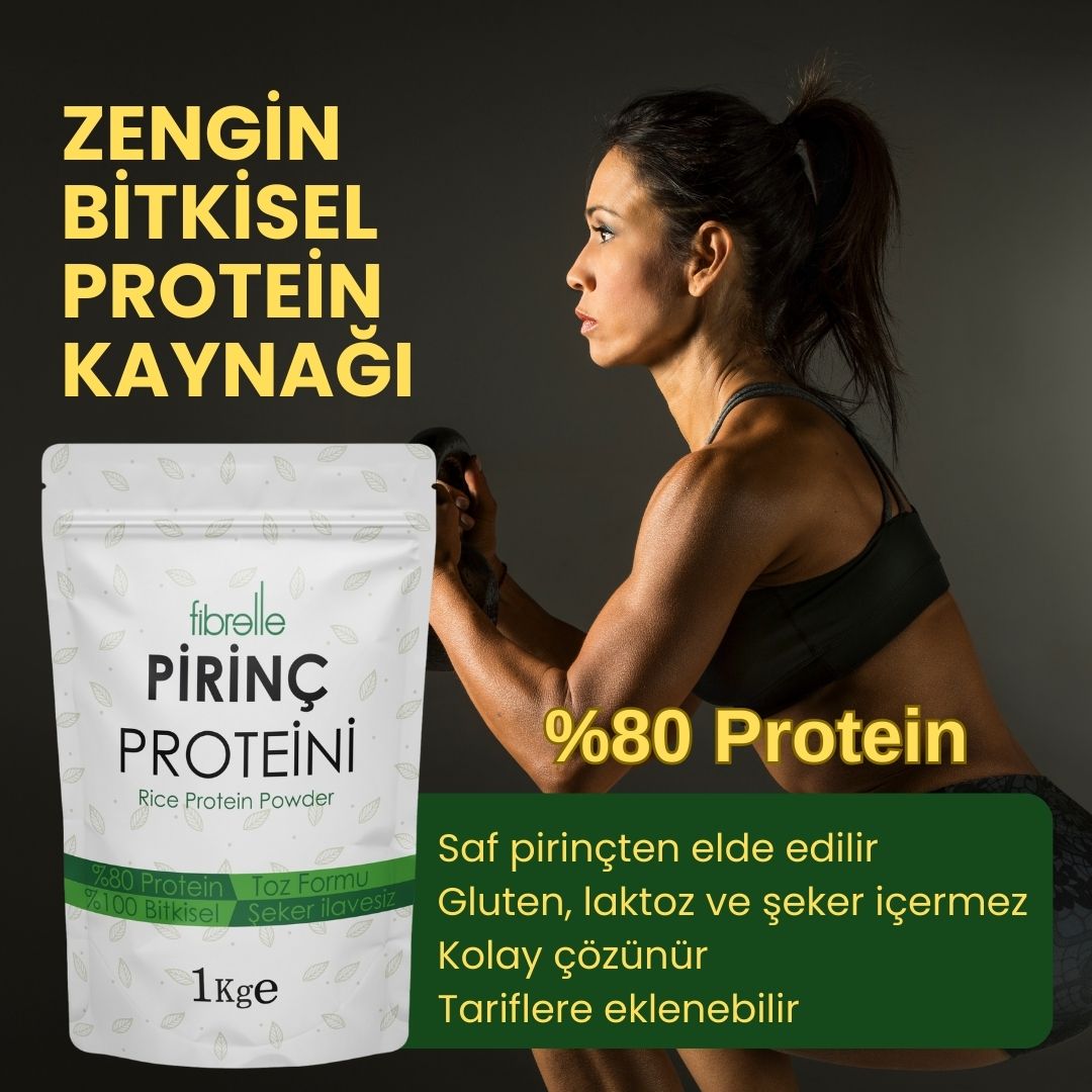 Fibrelle Pirinç Protein 1 kg.