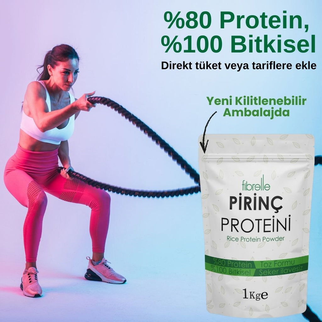Fibrelle Pirinç Protein 1 kg.