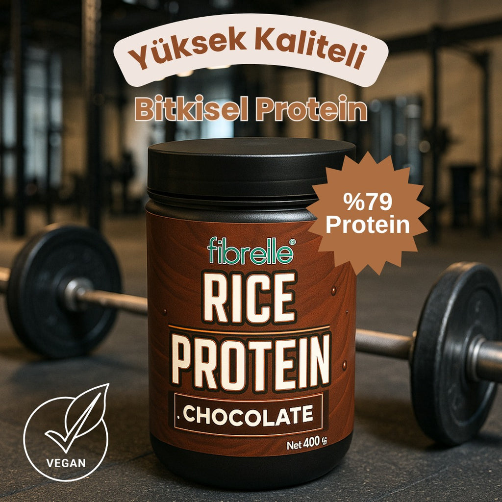 Fibrelle Rice Protein Çikolata Aromalı 400g