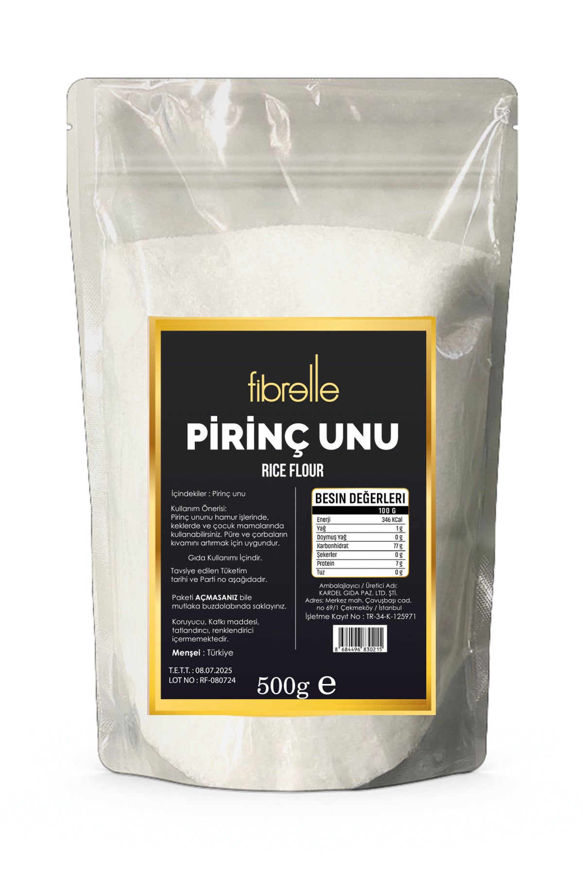 Fibrelle Pirinç Unu 500 g