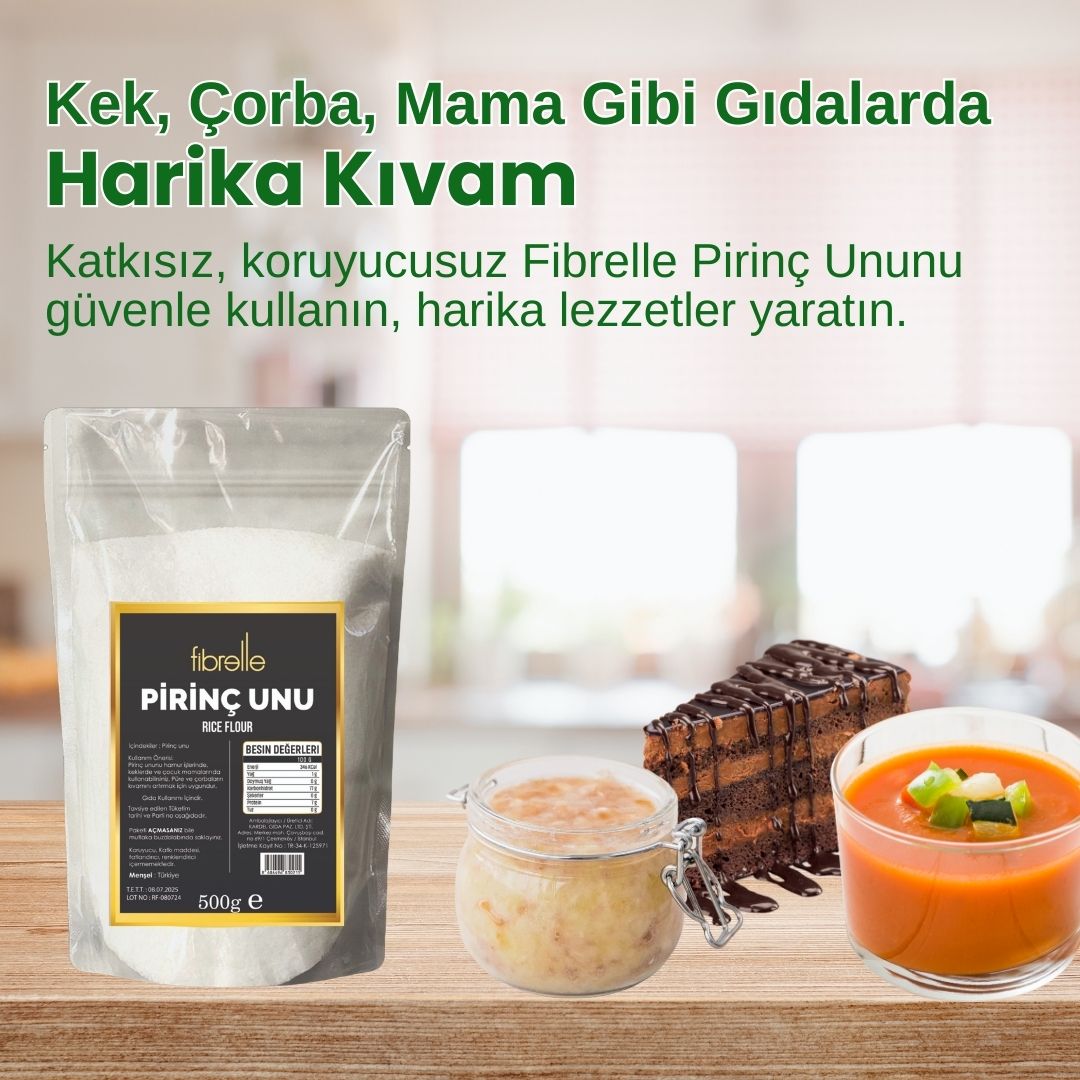 Fibrelle Pirinç Unu 500 g
