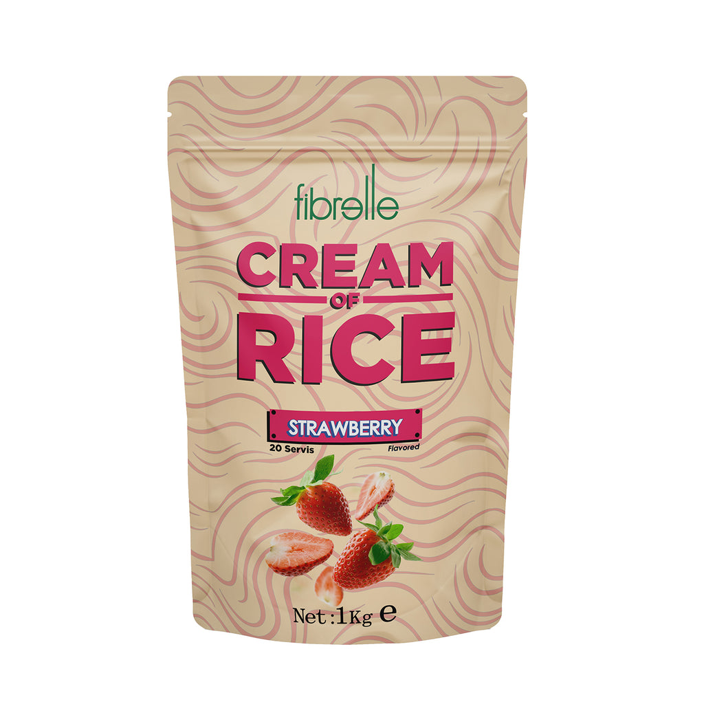 Fibrelle CREAM OF RİCE STRAWBERRY ( ÇİLEK ) 1 Kg