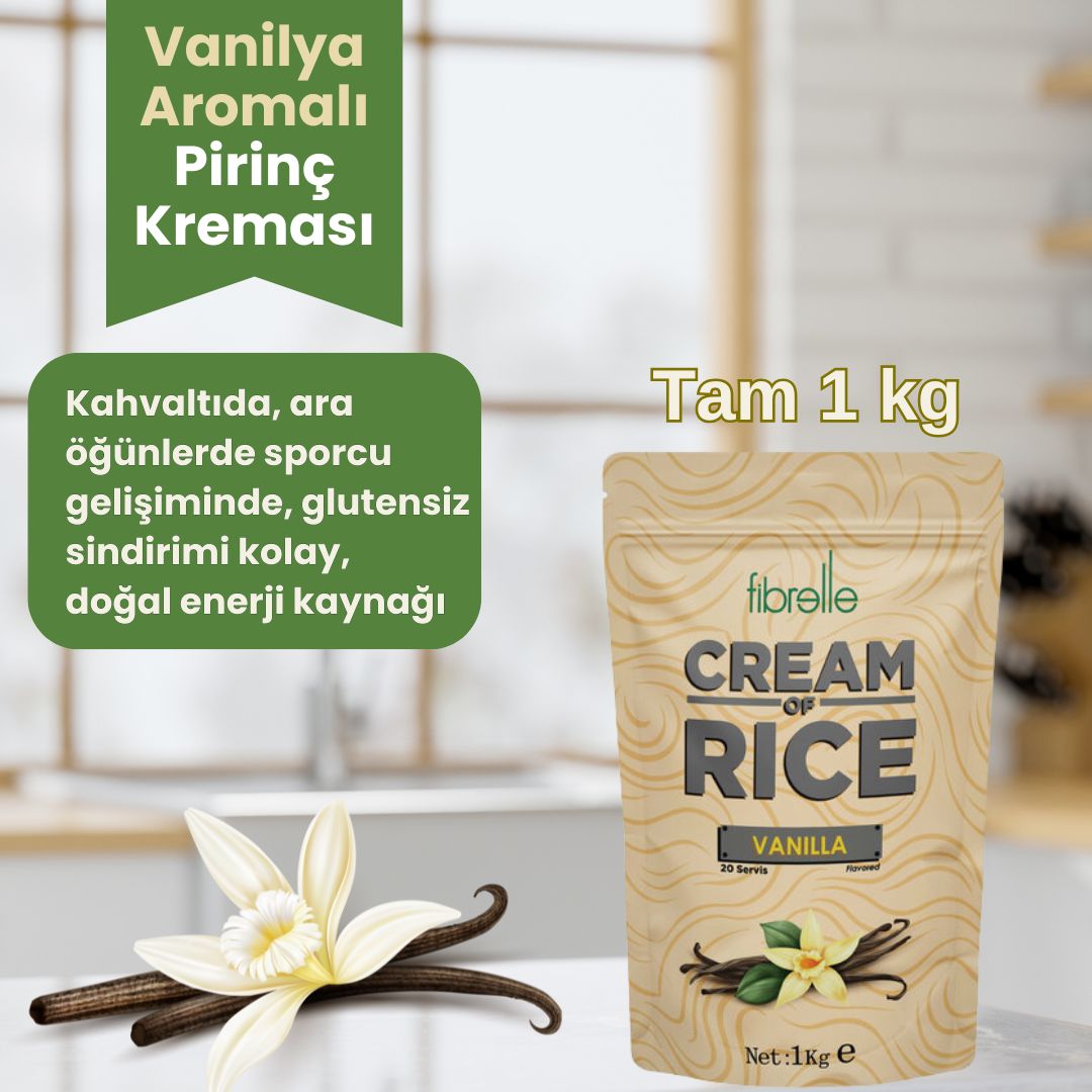 Fibrelle CREAM OF RİCE Vanilya 1 Kg
