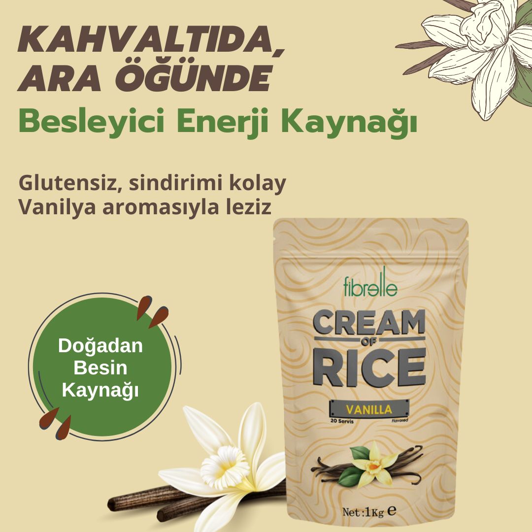 Fibrelle CREAM OF RİCE Vanilya 1 Kg