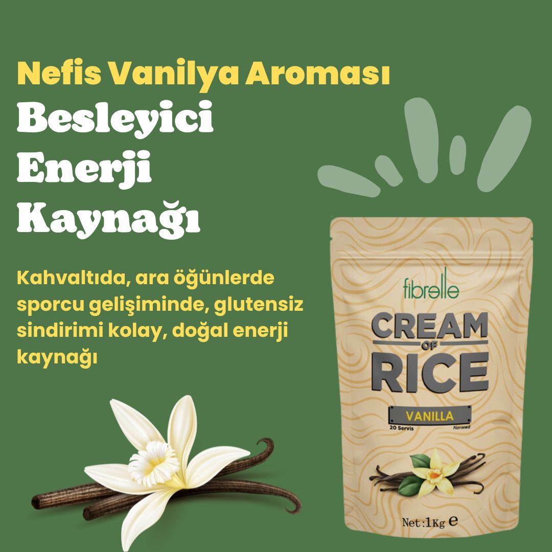 Fibrelle CREAM OF RİCE Vanilya 1 Kg