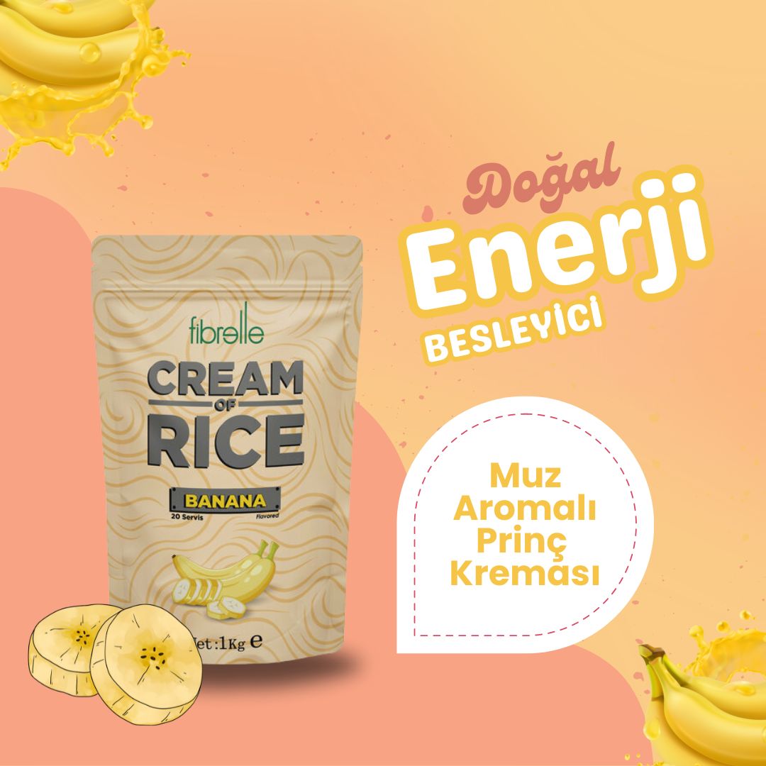Fibrelle CREAM OF RİCE Muz 1 Kg