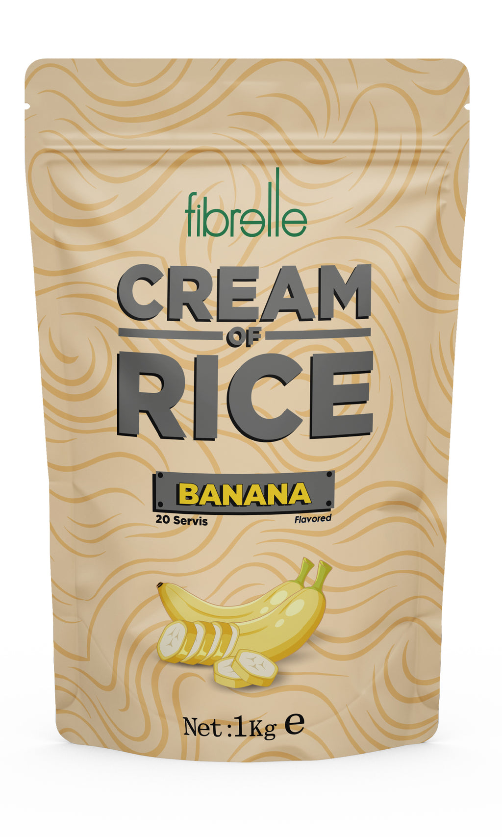Fibrelle CREAM OF RİCE Muz 1 Kg