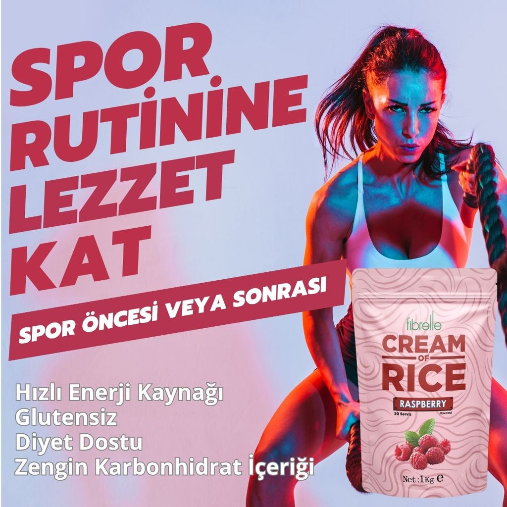 Fibrelle CREAM OF RİCE Ahududu 1 Kg