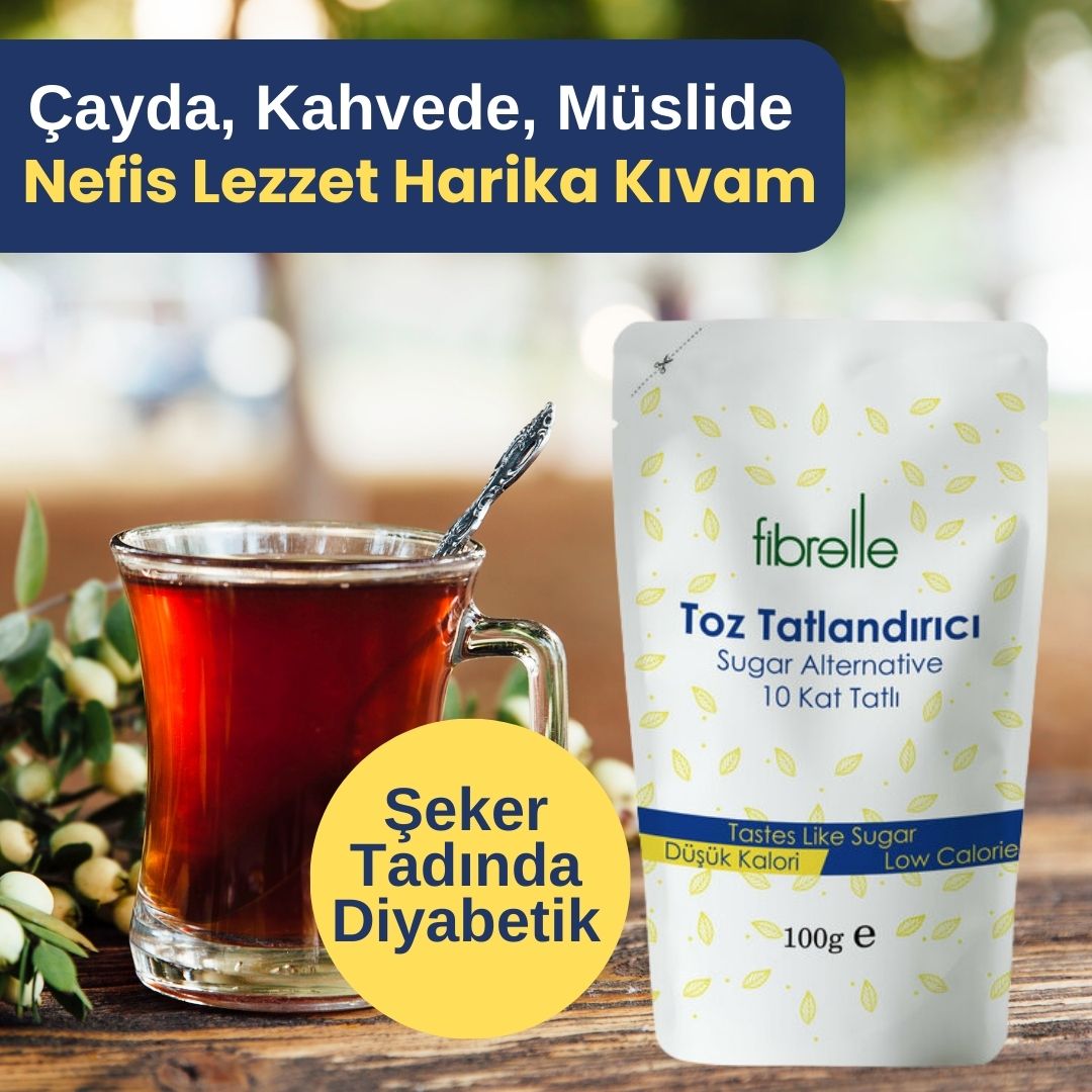 Fibrelle Ultra Plus Tatlandırıcı (Sukralozlu 10 saşe x 10 g.) 100 g.