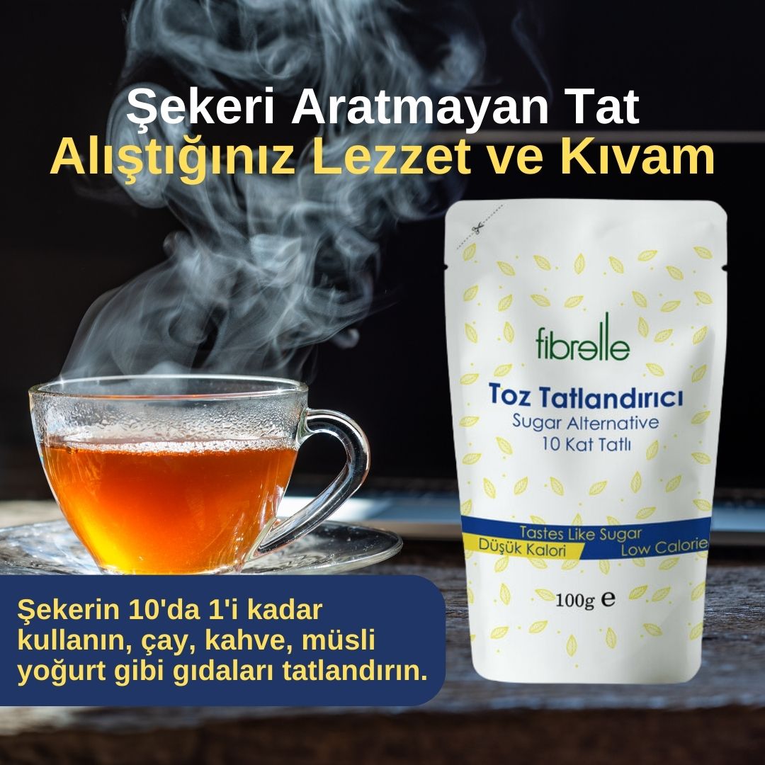 Fibrelle Ultra Plus Tatlandırıcı (Sukralozlu 10 saşe x 10 g.) 100 g.