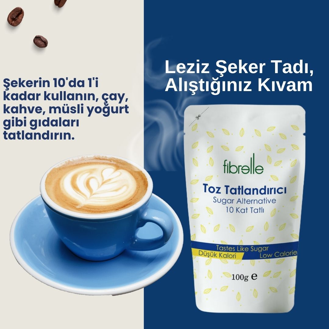 Fibrelle Ultra Plus Tatlandırıcı (Sukralozlu 10 saşe x 10 g.) 100 g.