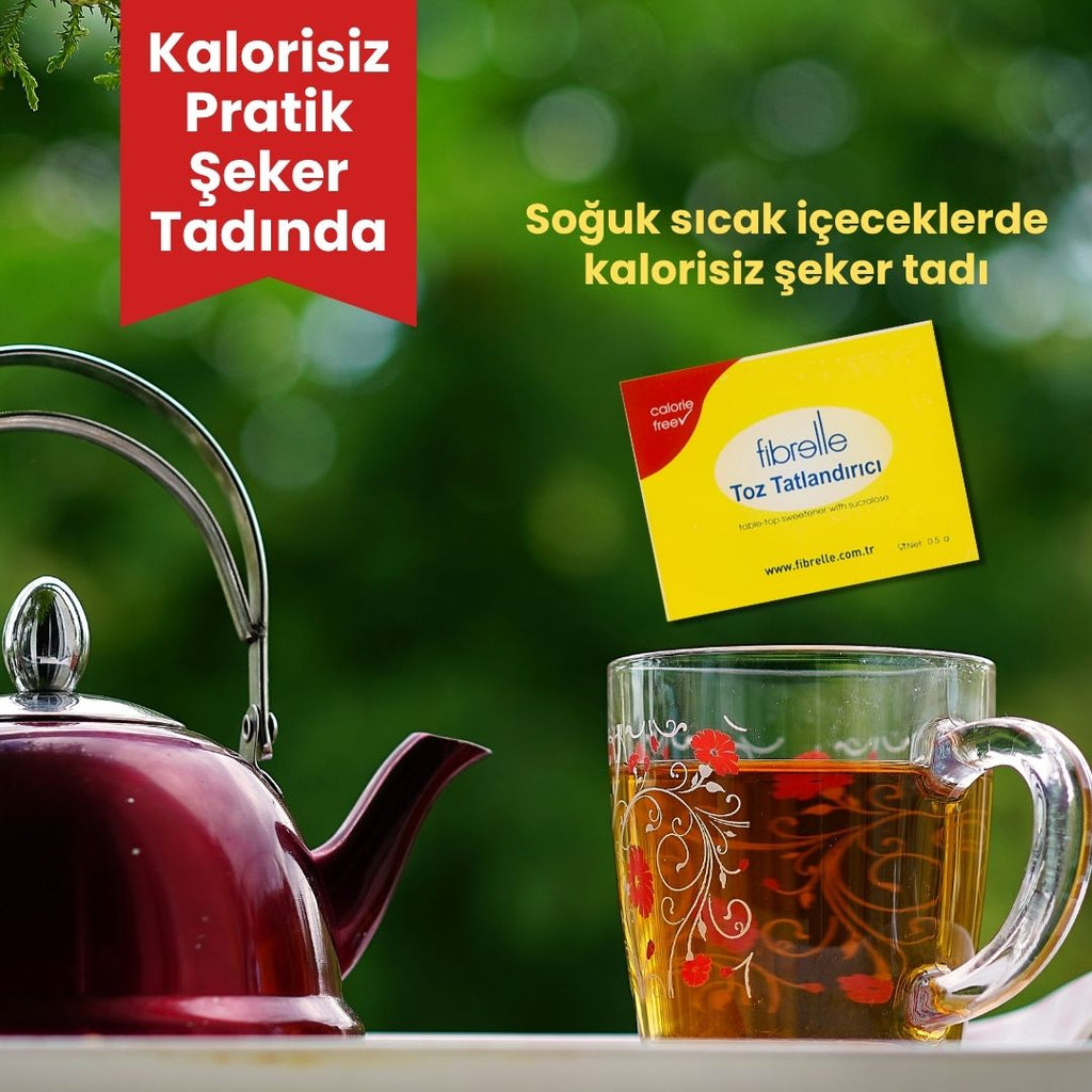 Fibrelle Ultra Plus Tatlandırıcı 1000 Adet Saşe Ambalaj 0,5 gr Toz