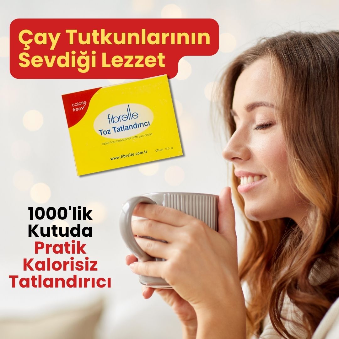 Fibrelle Ultra Plus Tatlandırıcı 1000 Adet Saşe Ambalaj 0,5 gr Toz