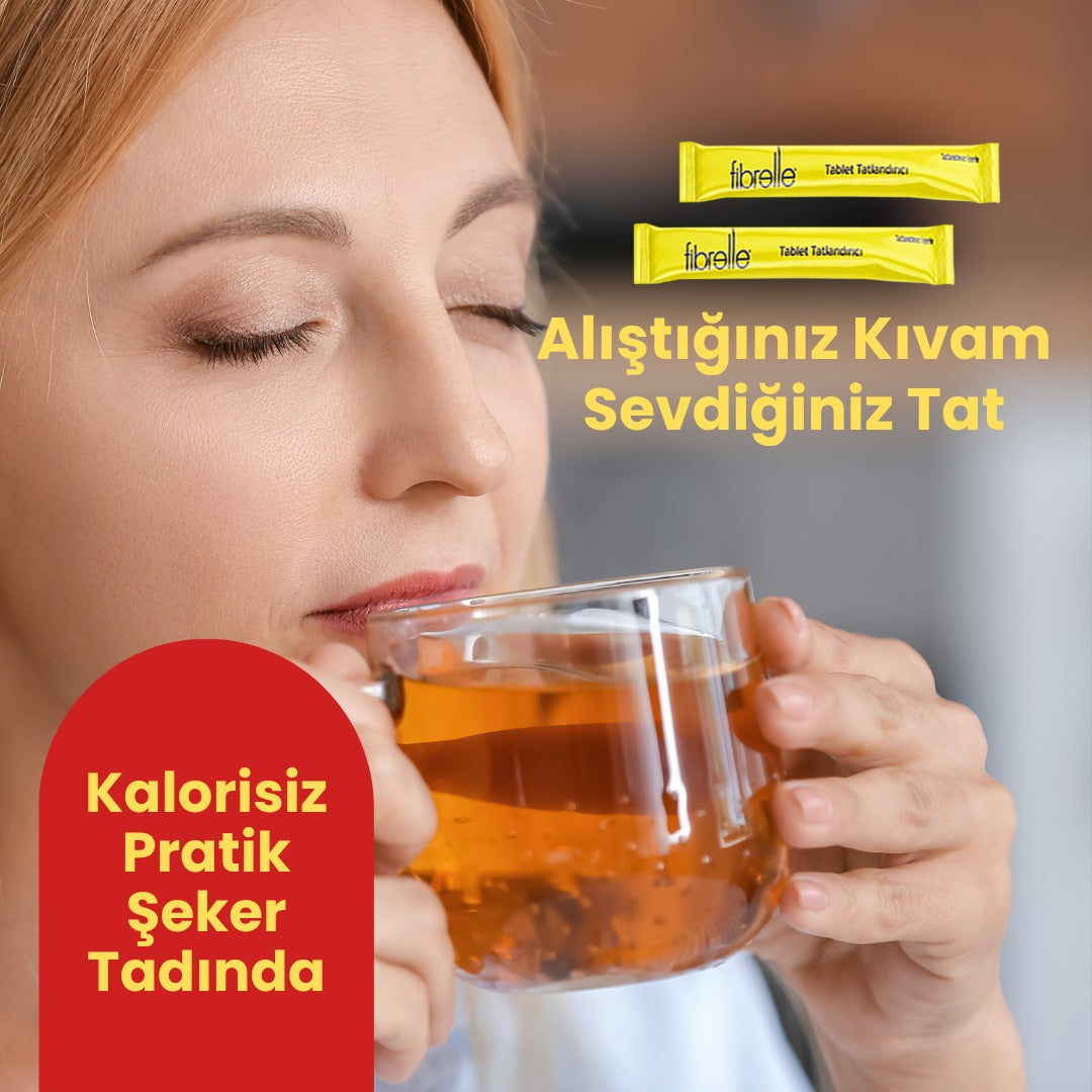 Fibrelle Tablet Tatlandırıcı 1000 Adet Tekli Stick Ambalaj-Sukralozlu