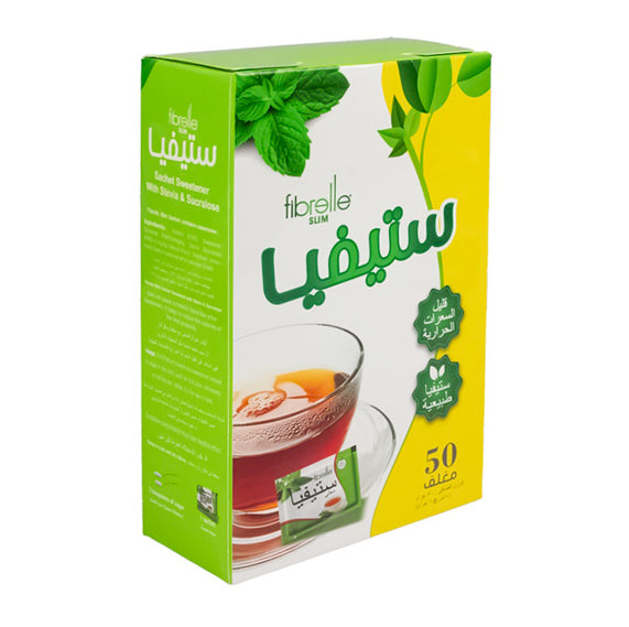 Fibrelle Slim Sachet with Sucralose and Stevia (1 g) 50 Pcs Sachet İn Boc 50 g/Box