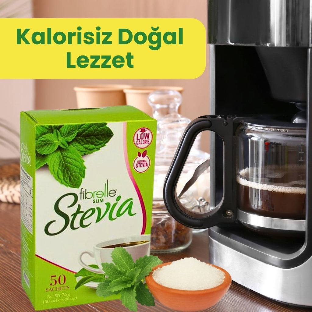 Fibrelle Slim Sachet with Sucralose and Stevia (1,5 g) 50 Pcs Sachet İn Boc 75 g/Box