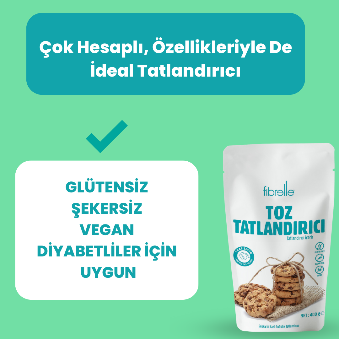 Fibrelle Toz Tatlandırıcı 400 g SoSa