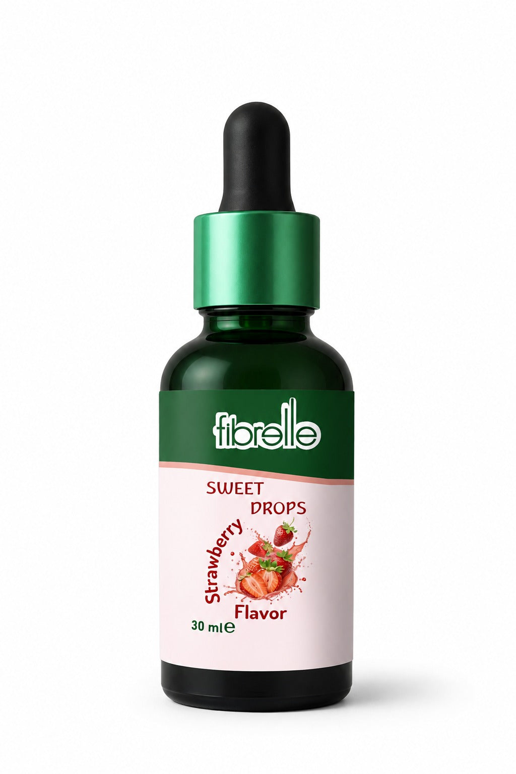 Fibrelle Çilek Aromalı Sıvı Tatlandırıcı - 30ml
