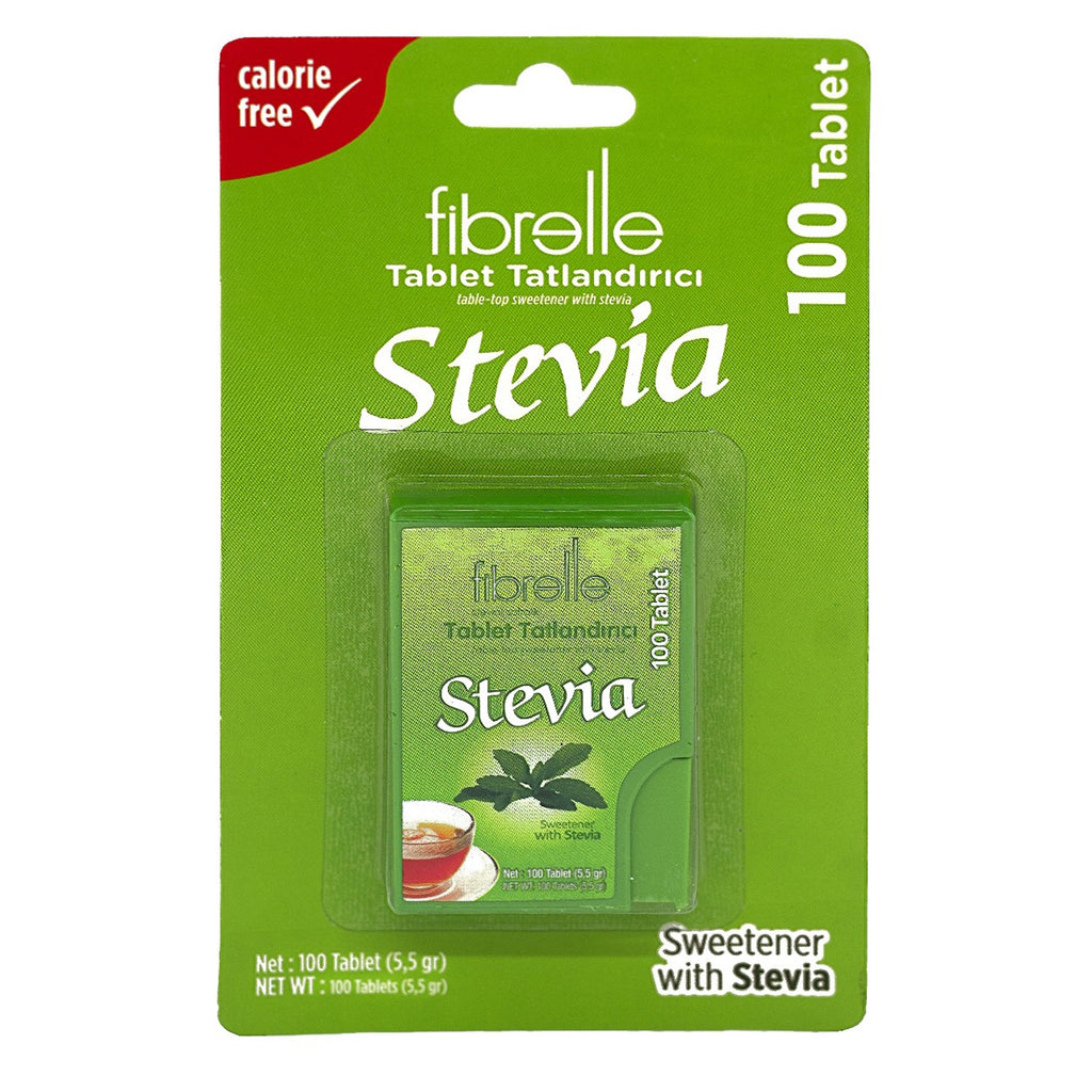 Fibrelle Cep Boy Stevialı Tablet Tatlandırıcı (100' lü)