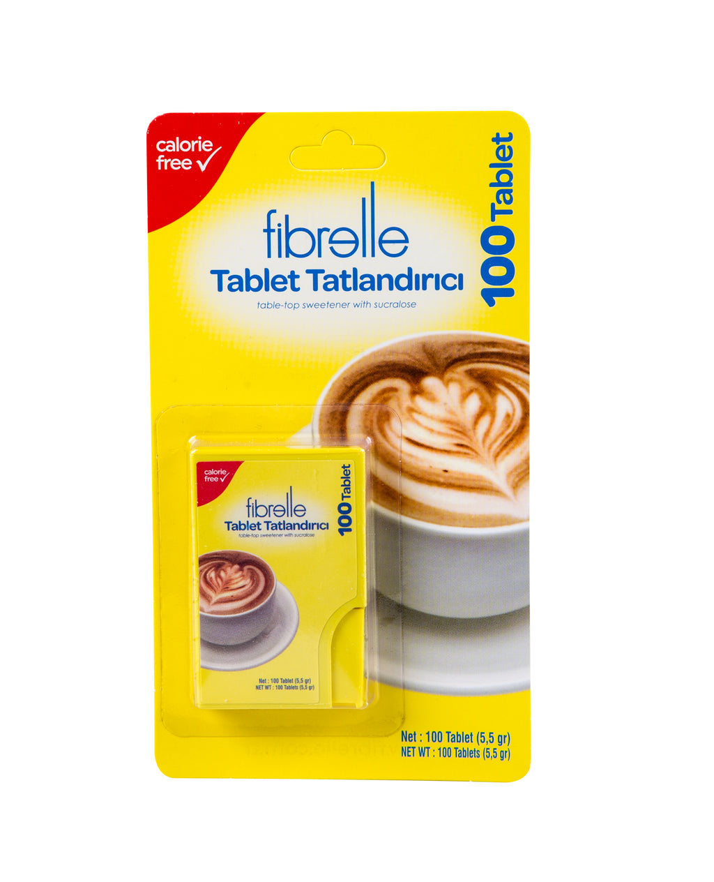 Fibrelle Cep Boy Tablet Tatlandırıcı (100' lü)