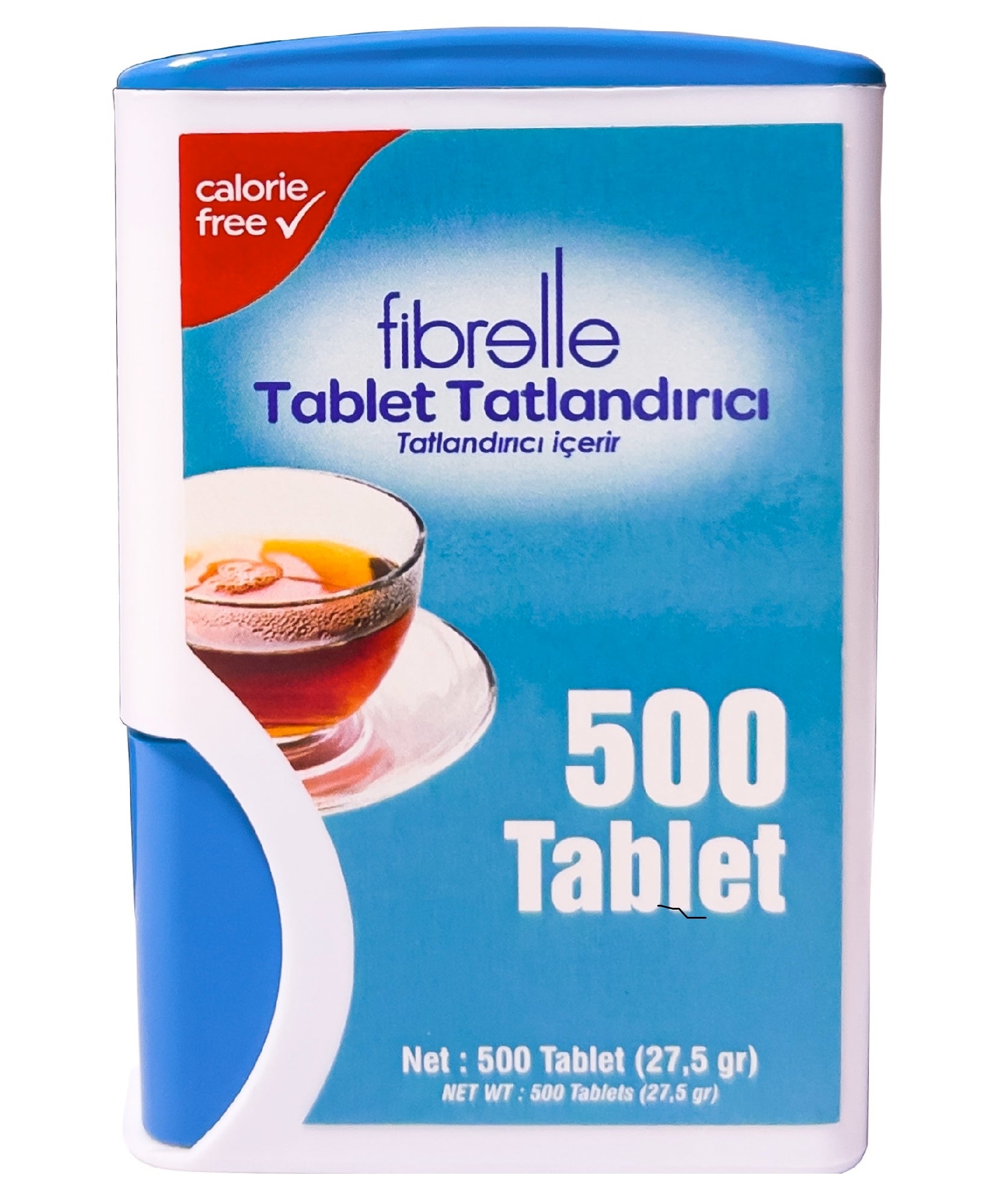 Fibrelle Cep Boy Sakarin Tablet Tatlandırıcı (500' lü)