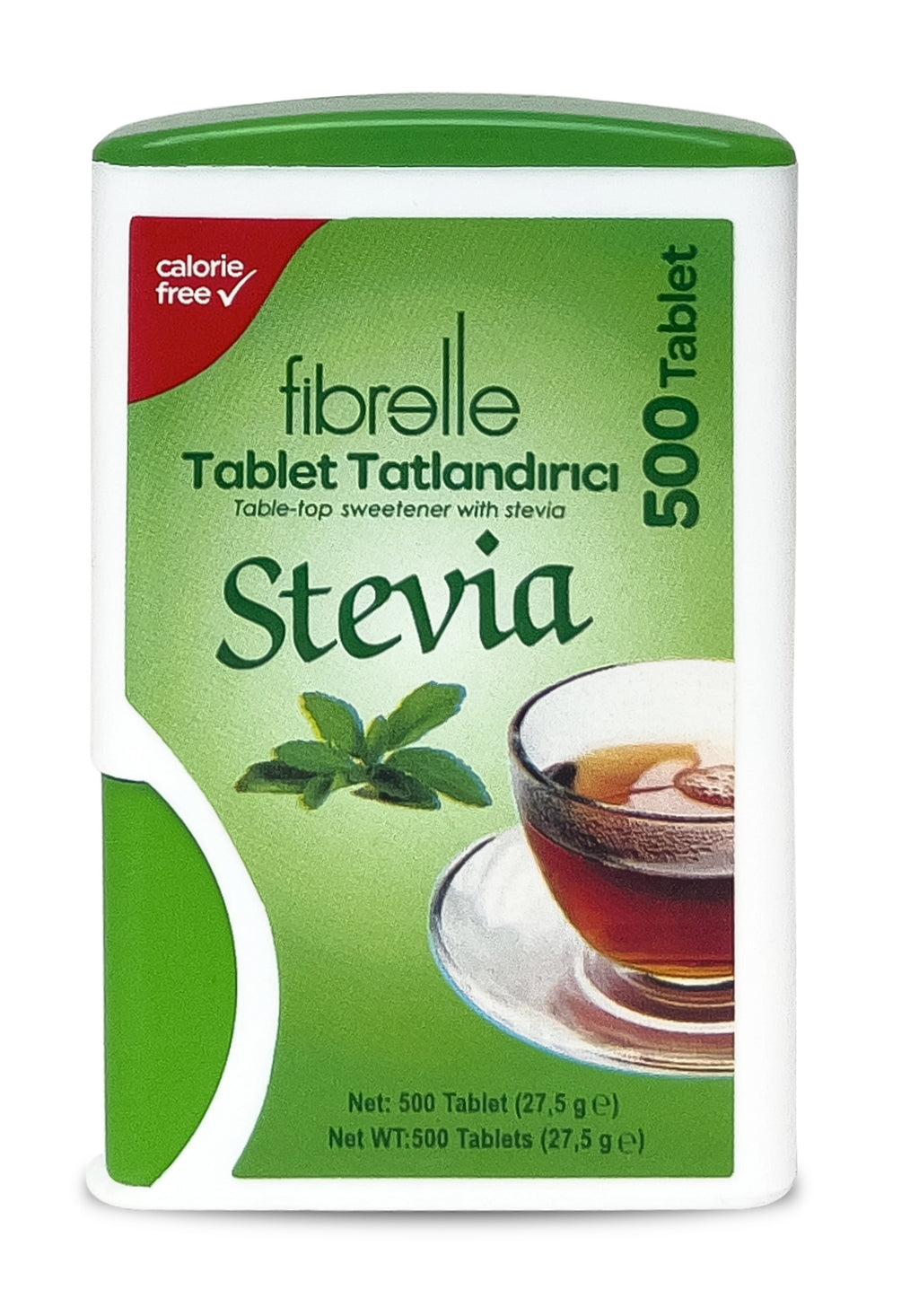 Fibrelle Stevialı Tablet Tatlandırıcı (500' lü)