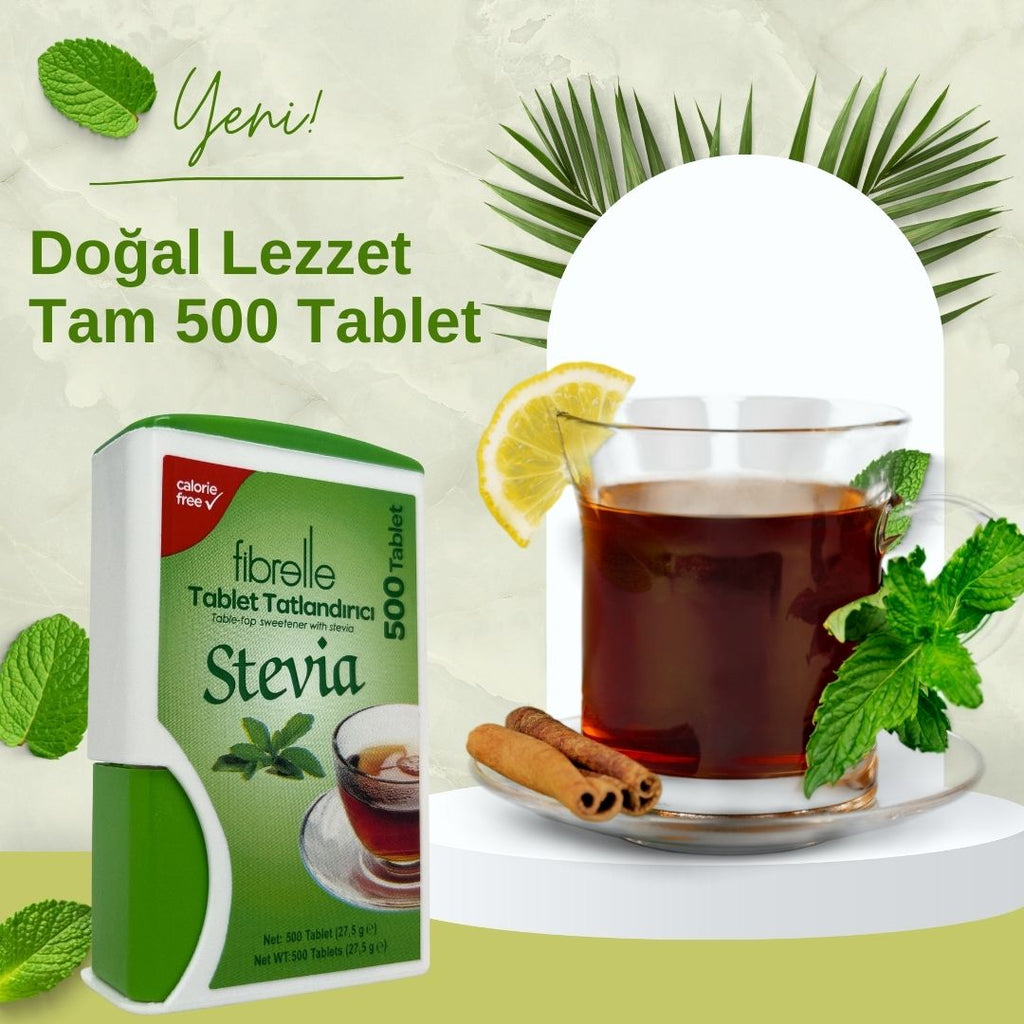Fibrelle Stevialı Tablet Tatlandırıcı (500' lü)