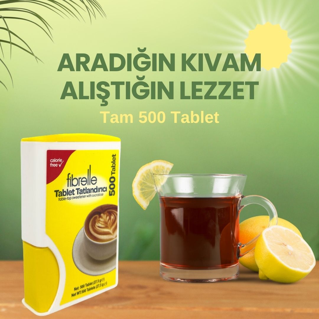 Fibrelle Cep Boy Tablet Tatlandırıcı (500' lü)