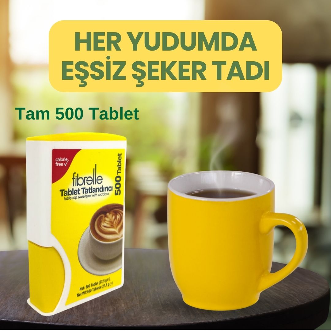 Fibrelle Cep Boy Tablet Tatlandırıcı (500' lü)