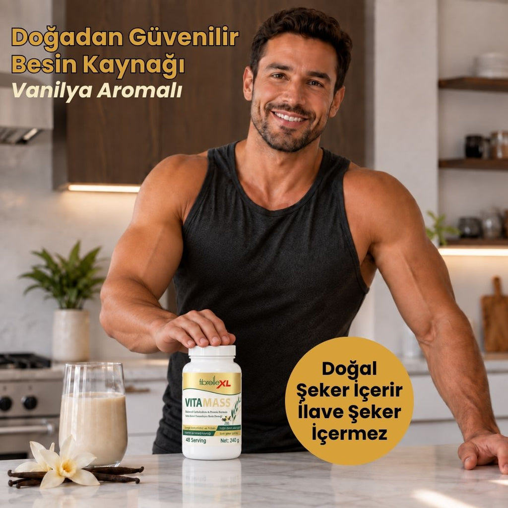 Fibrelle VitaMass Kilo ve Kalori Tamamlayıcı Besin Desteği 240 g