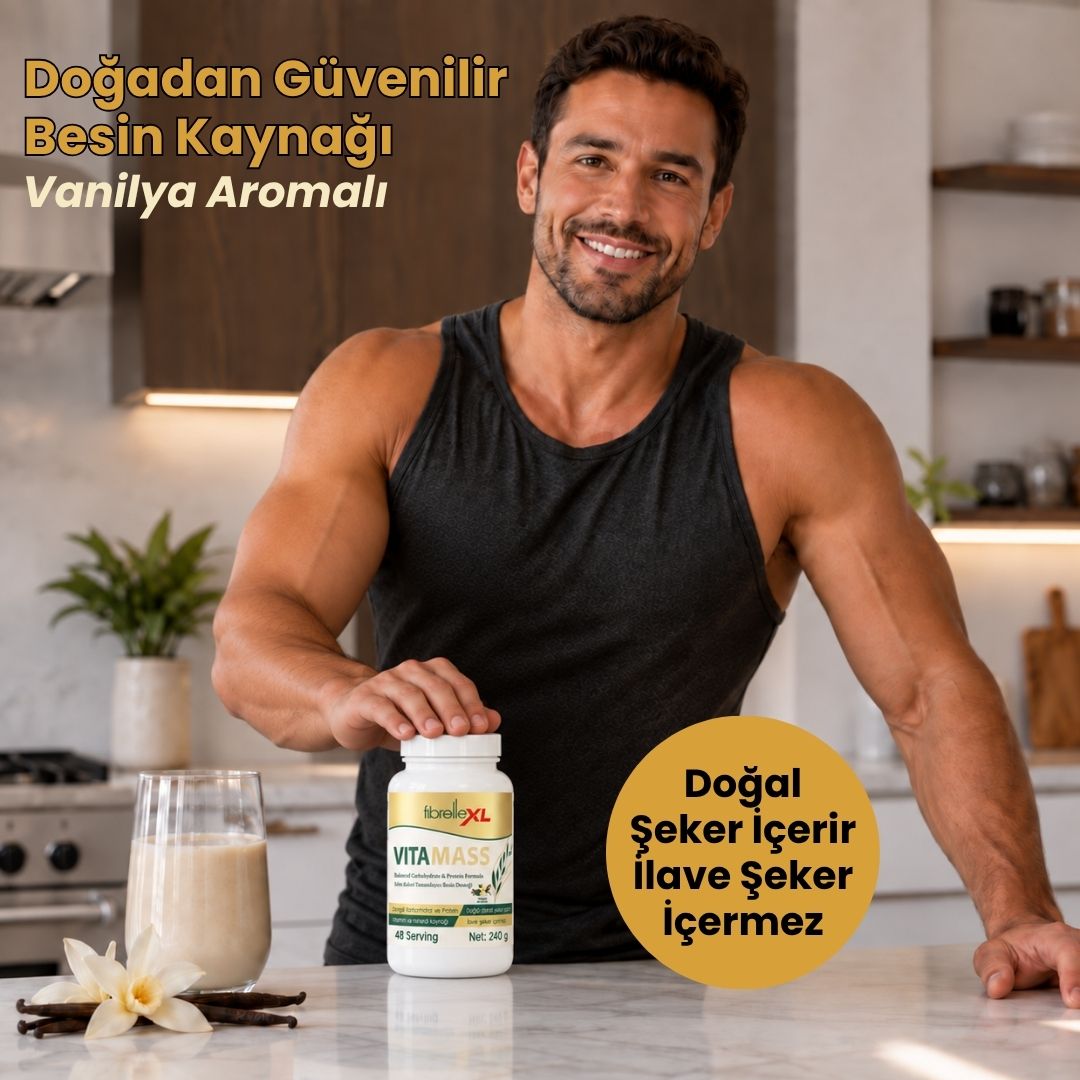 Fibrelle VitaMass Kilo ve Kalori Tamamlayıcı Besin Desteği 240 g