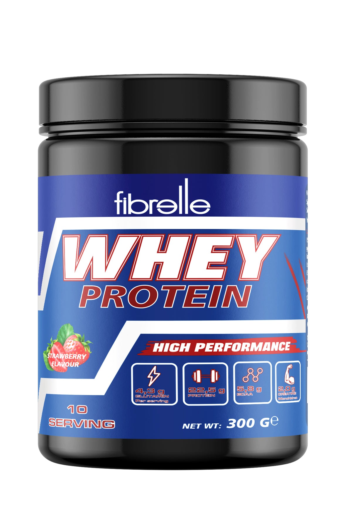 Fibrelle Whey Protein Çilek 300 g