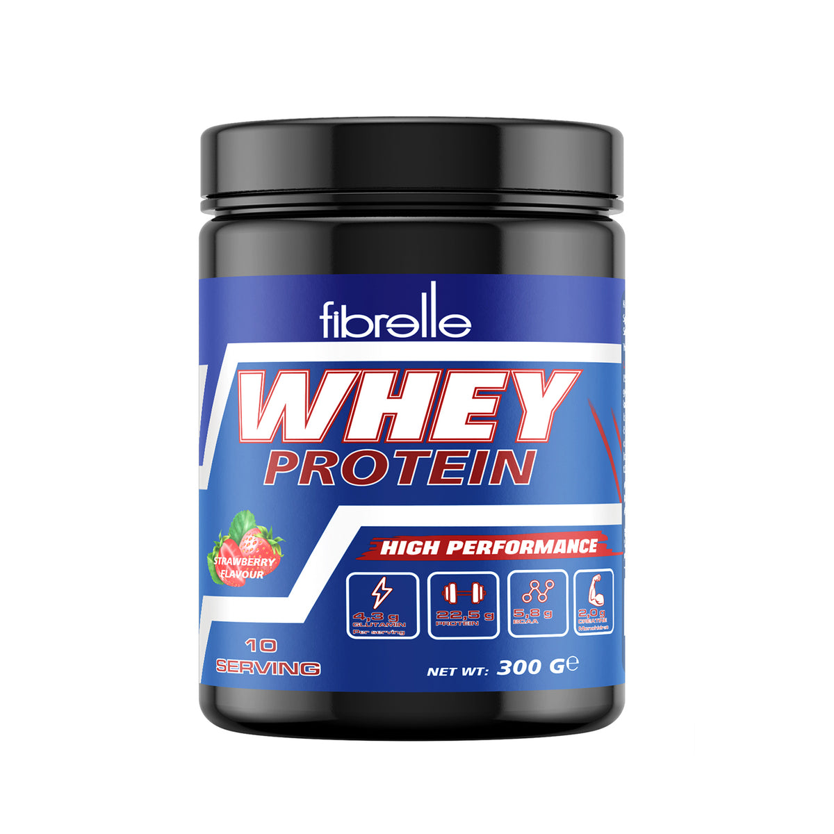 Fibrelle Whey Protein Çilek 300 g