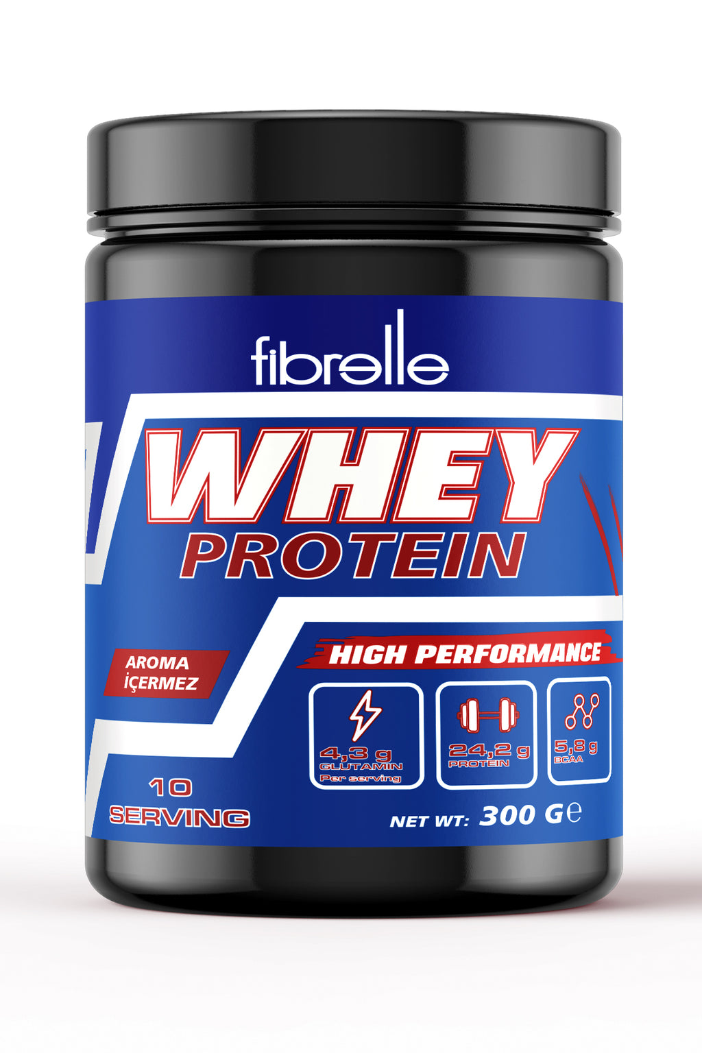 Fibrelle Whey Protein 300 g  ( Aromasız )