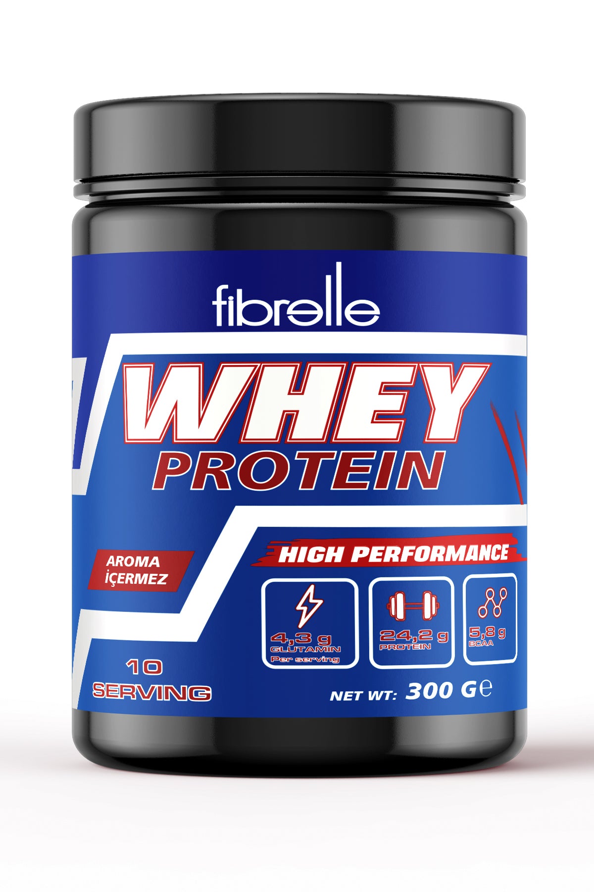 Fibrelle Whey Protein 300 g  ( Aromasız )