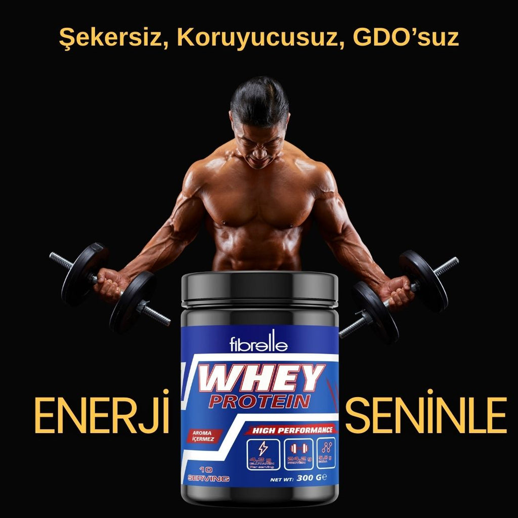 Fibrelle Whey Protein 300 g  ( Aromasız )