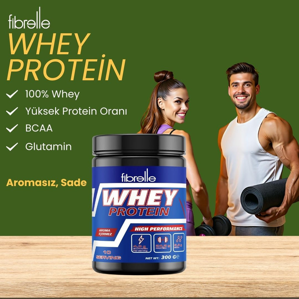 Fibrelle Whey Protein 300 g  ( Aromasız )