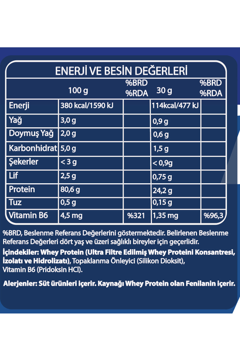 Fibrelle Whey Protein 300 g  ( Aromasız )