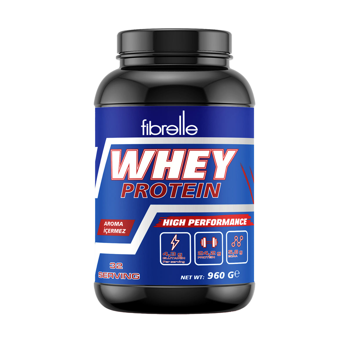 Fibrelle Whey Protein Aromasız 960 g