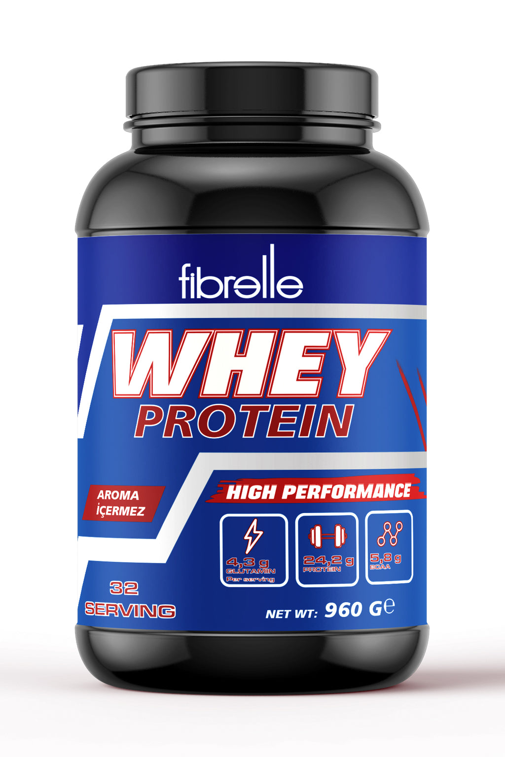Fibrelle Whey Protein Aromasız 960 g